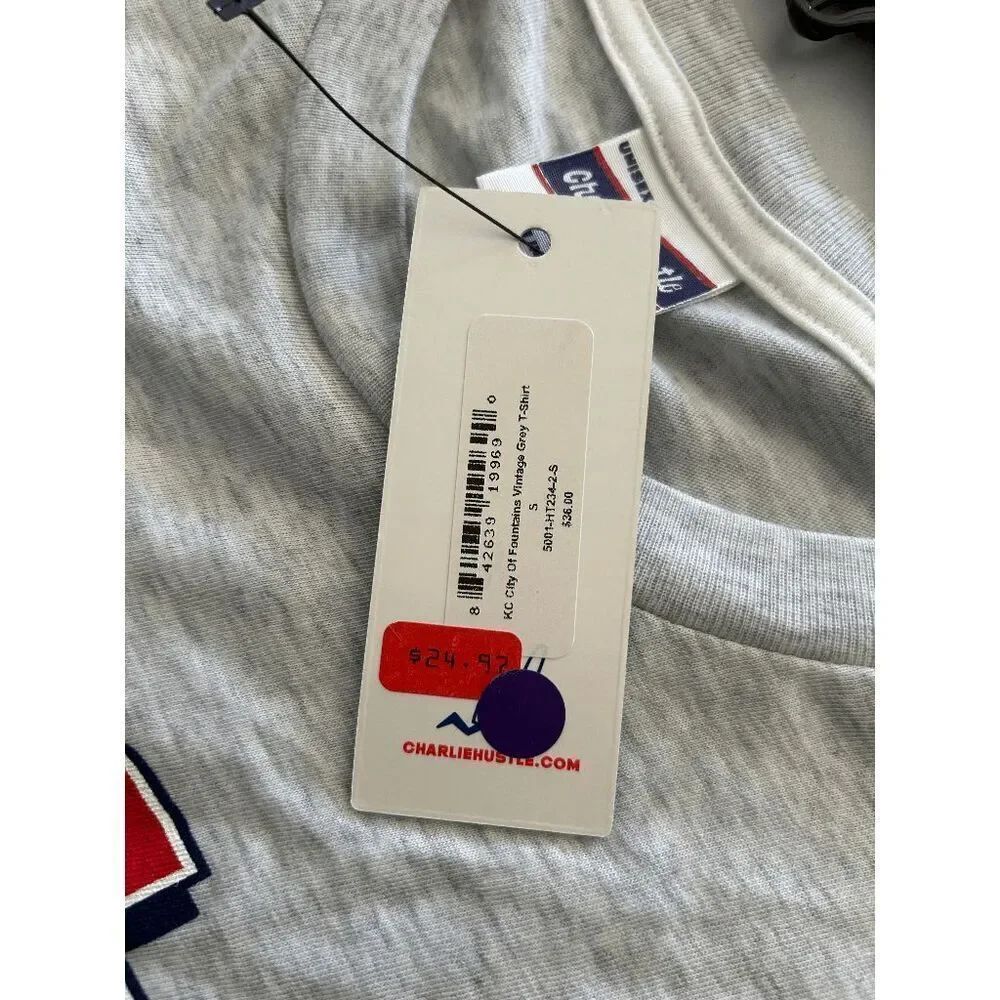 Charlie Hustle City Of Fountains, Greetings From Kansas City Tee S — image 7 of 8